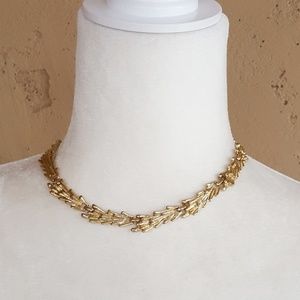 Monet - Vintage Adjustable Gold Twig Choker